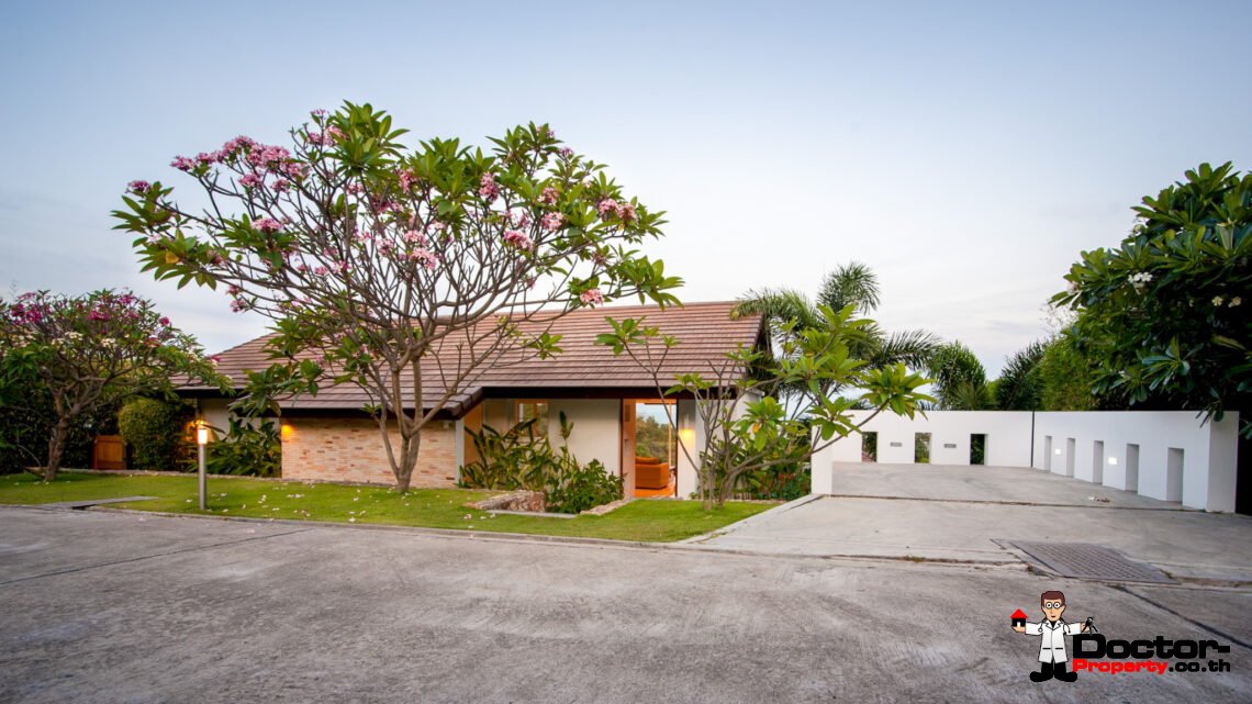 3 Bedroom Private Pool Villa with Sea View in Choeng Mon, Koh Samui – For Sale